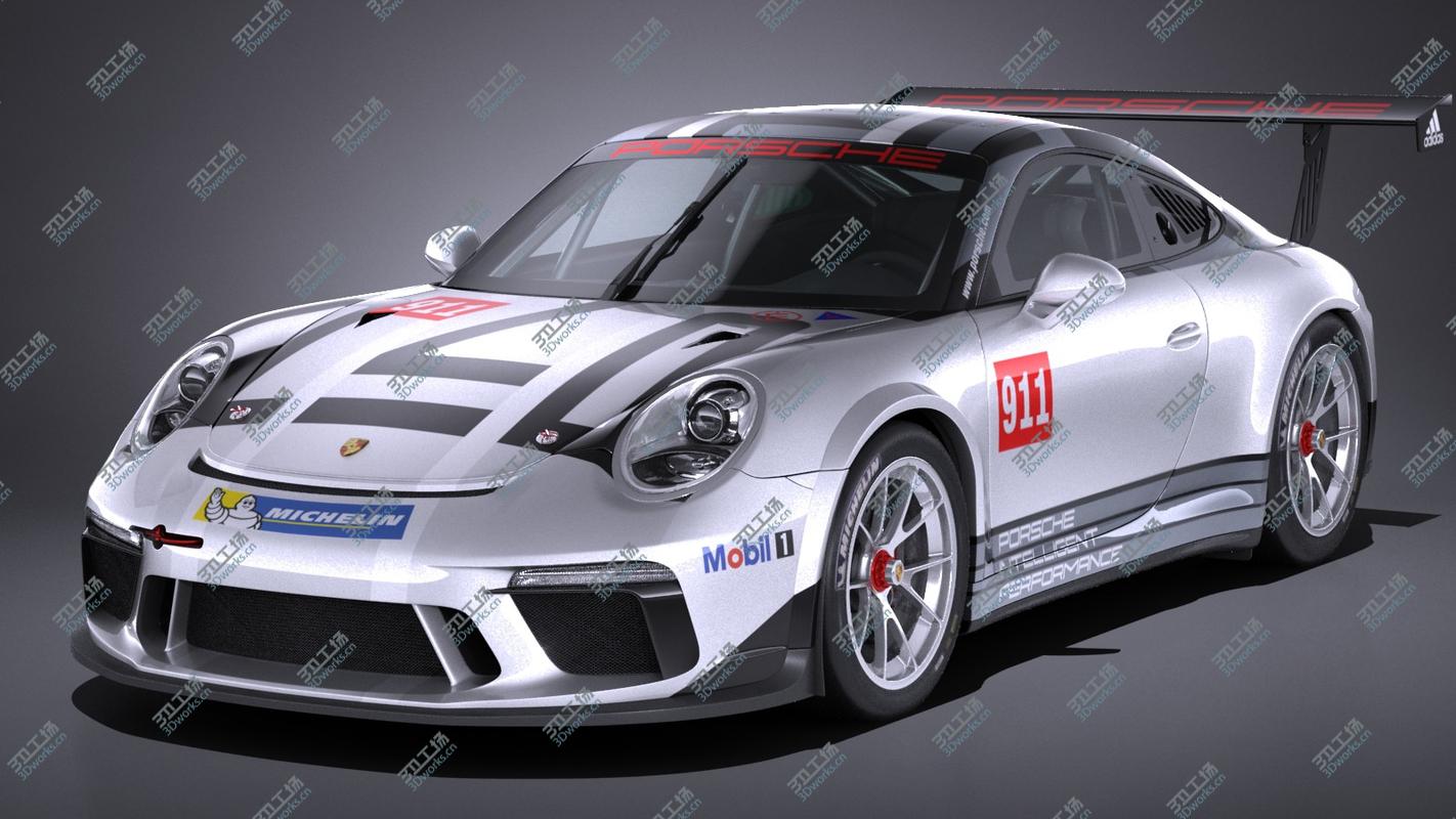 images/goods_img/202104094/3D Porsche 911 GT3 Cup 2017 model/1.jpg